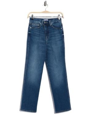GOOD AMERICAN Good Curve Straight Leg Jeans - Blue