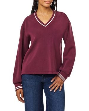 Scotch & Soda V-Neck Sweatshirt - Red