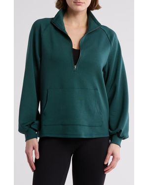 Balance Collection Katie Quarter Zip Sweatshirt - Green