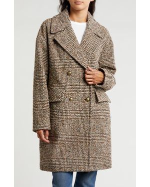 Lucky brand light grey wool coat sales