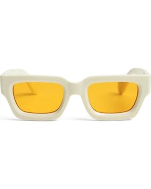 Wisdom Frame 14 63Mm Square Sunglasses - Yellow