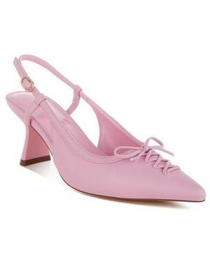 LONDON RAG Danvers Pointed Toe Slingback Pump - Pink
