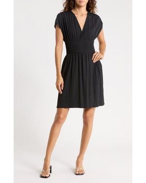 BOSS Kerstini Cap Sleeve Dress - Black