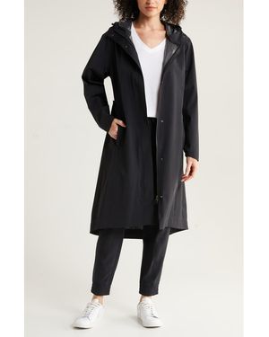 Zella Journey Water Resistant Raincoat - Black