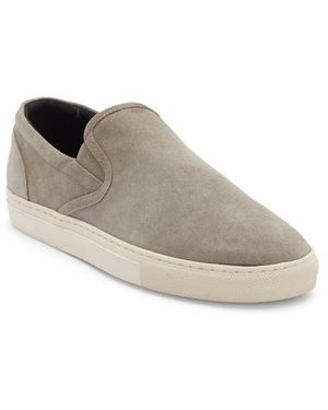 Dunross & Sons Suede Slip-On Sneaker - Brown
