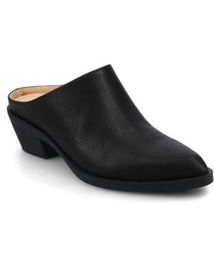 Journee Collection Tomeka Mule - Black