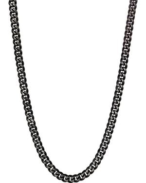 Ed Hardy Curb Chain Necklace - Brown