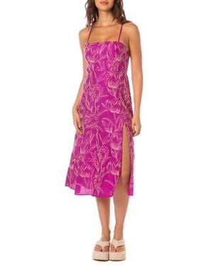 Maaji Remi Cover-Up Midi Sundress - Pink