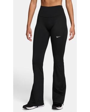 Nike One Dri-Fit High Waist Flared Leggings - Black