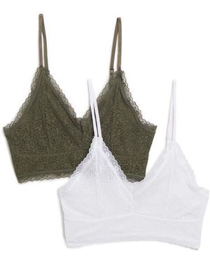 Abound 2-Pack Bailey Longline Bralette - Multicolor