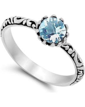 Samuel B. Cabachon Topaz Ring - White