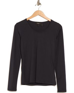 Theory Junia Long Sleeve Pima Cotton T-Shirt - Black