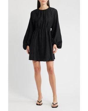 FRNCH Oellit Long Sleeve Dress - Black