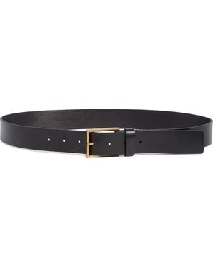 AllSaints Glossy Leather Belt - Black
