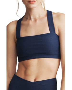 Rhone Ripple Sports Bra - Blue