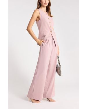 Leith Wide Leg Pants - Pink