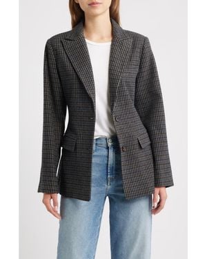 Rails Doris Plaid Blazer - Black