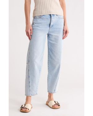 Habitual Brant High Waist Crop Barrel Jeans - Blue