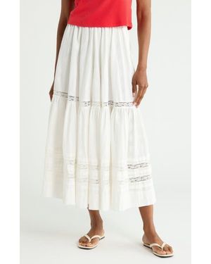 Mother The Laced Up Maxi Skirt - White