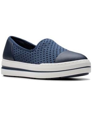 Clarks Audreigh Star Platorm Slip-On Sneaker - Blue