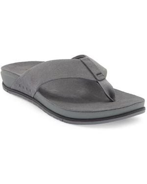 Reef Ojai Suede Flip Flop - Gray