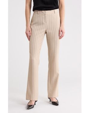 Amanda + Chelsea Ari Pinstripe Pants - Natural