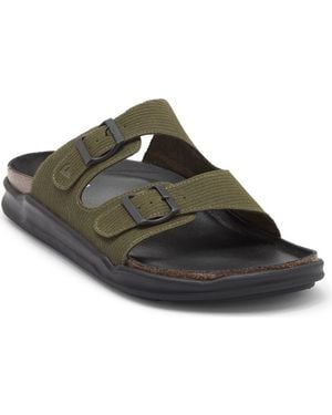 Quiksilver Deck Double Strap Slide Sandal - Green