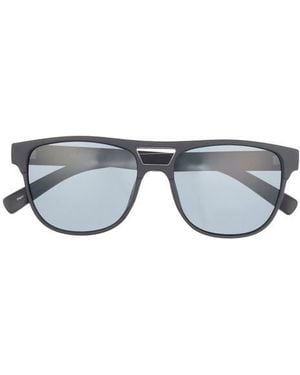 Hurley 55Mm Rounded Aviator Sunglasses - Blue