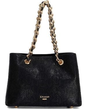 Dune Dinidiemz Faux Leather Tote - Black