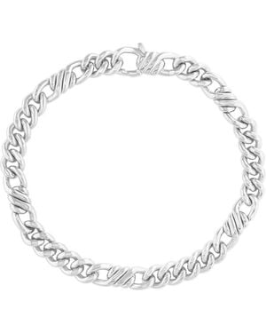 Effy Sterling Figaro Chain Bracelet - White