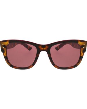 Roxy Midsize 52Mm Square Sunglasses - Red