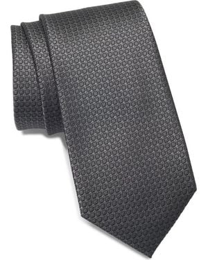 Calvin Klein Tatum Jacquard Tie - Gray