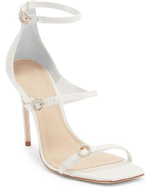 Cinq À Sept Celeste Satin Sandal - White