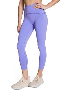 Spanx Booty Boost Low Show Sweat 7/8 Leggings - Purple