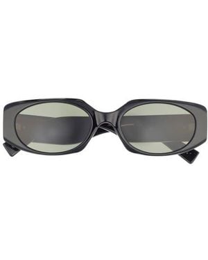 Le Specs Persona 55Mm Oval Sunglasses - Black
