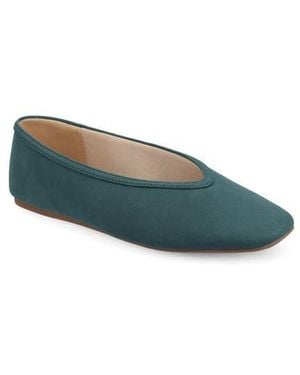 Journee Collection Fortune Flat - Green