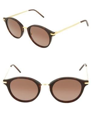 Boucheron Oval 52Mm Sunglasses - White