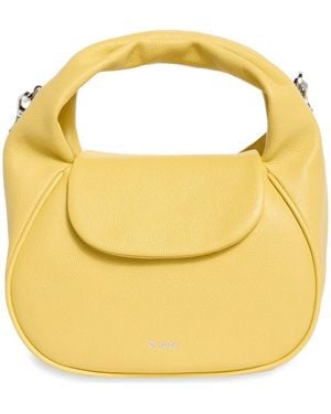 orYANY Anaan Leather Tote - Yellow