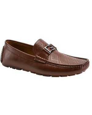 Guess Gmayova Faux Leather Loafer - Brown