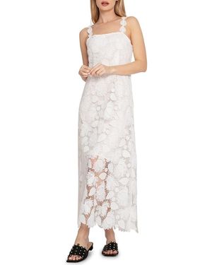 Belle & Bloom Songbird Lace Maxi Dress - Natural