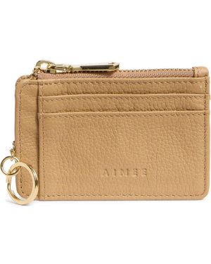 Aimee Kestenberg Alia Slim Id Wallet - Natural