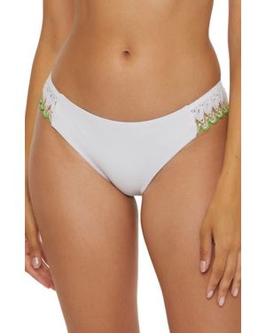 Becca Delilah Bikini Bottoms - White