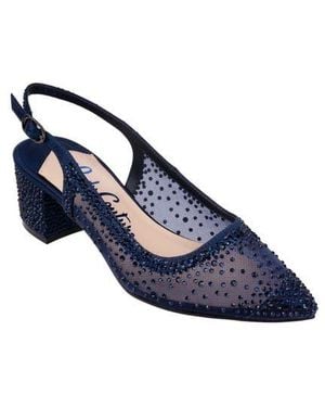 Lady Couture Demin Slingback Pump - Blue