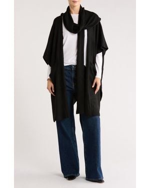 Steve Madden Topper With Scarf - Black