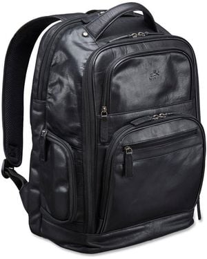 Mancini Rfid 15.6-Inch Laptop Backpack - Black
