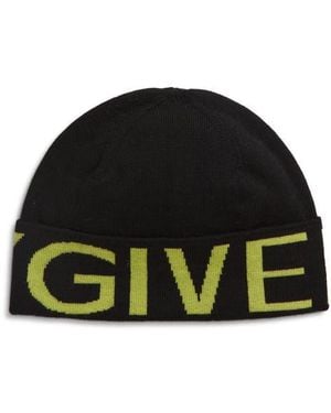 Givenchy Intarsia Wool Beanie - Black