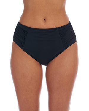 La Blanca Island Goddess High Waist Bikini Bottoms - Blue
