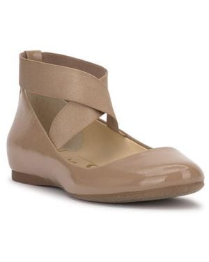 Jessica Simpson Mandayss Ankle Strap Ballet Flat - Brown