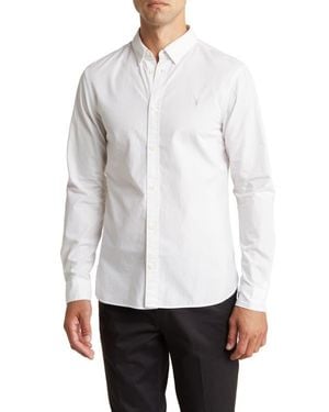 AllSaints Riviera Long Sleeve Shirt - White