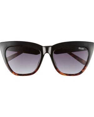 Quay Australia For Keeps 56Mm Cat Eye Sunglasses - Black